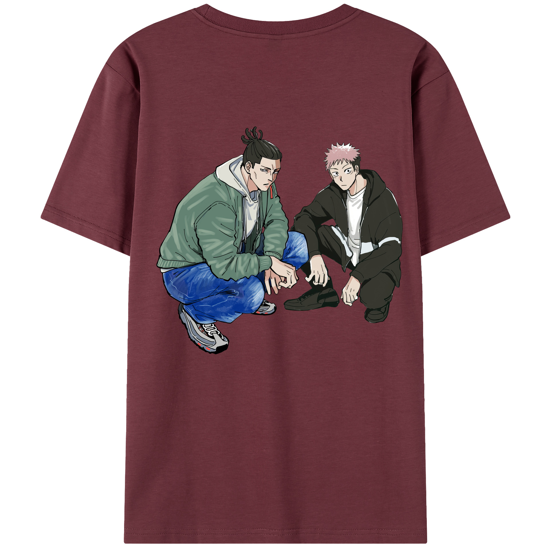 （画像用） 呪術廻戦 Jujutsu Kaisen 綿100％半袖Tシャツ（背面プリント）